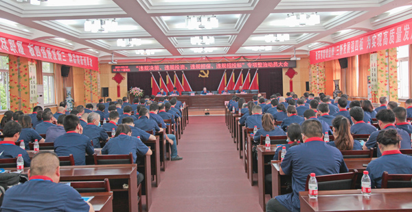 公司召開“違規(guī)決策、違規(guī)投資、違規(guī)擔(dān)保、違規(guī)招投標(biāo)”專項(xiàng)整治動(dòng)員大會(huì)